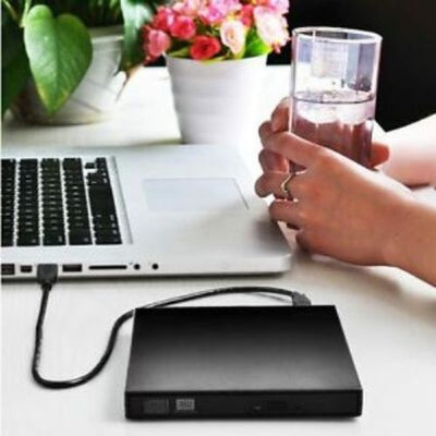 USB External CD RW DVD ROM Writer Burner Player Drive For PC Laptop Mac WIN8/10