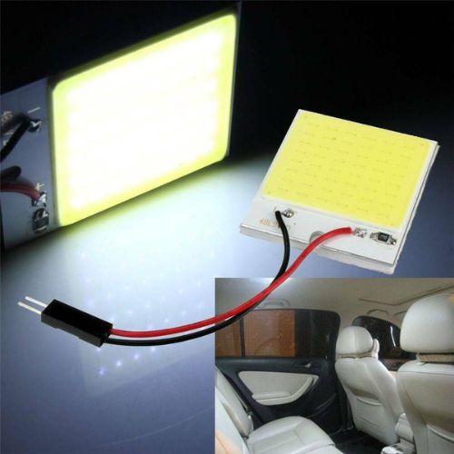 20x White 48 SMD LED T10 4W 12V Car Interior Panel Light Dome Lamp Bulb White