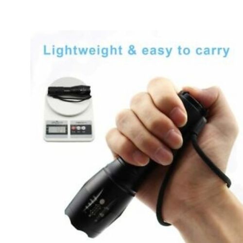 NEW 20000LM Tactical LED 5 Modes Flashlight Zoomable Lamp Light Military Torch