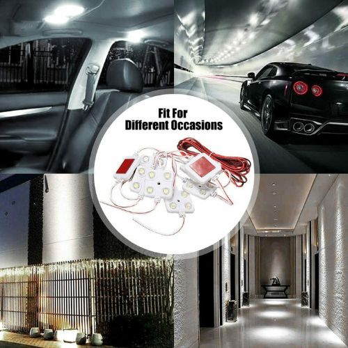 20Pcs 40 Led White Interior Lights Kit Ceiling Van Trailer Lorries Sprinter Boat