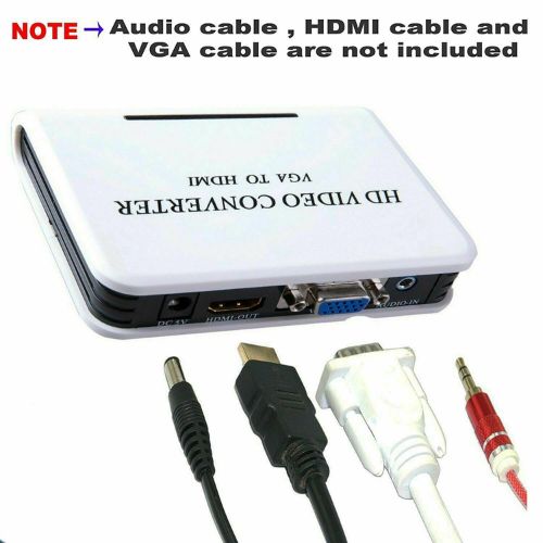 High Performance HDMI to VGA HD Video Converter Adapter with Audio Supports 480p