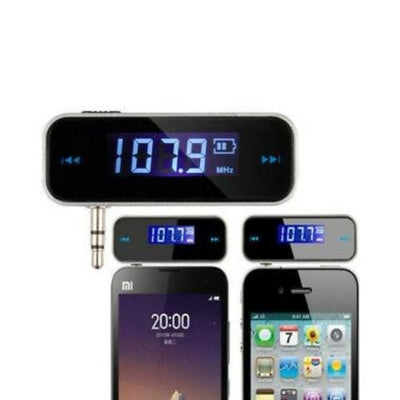 Wireless 3.5mm FM Transmitter w/ LCD For MP3 MP4 IPOD iPhone Hands Free