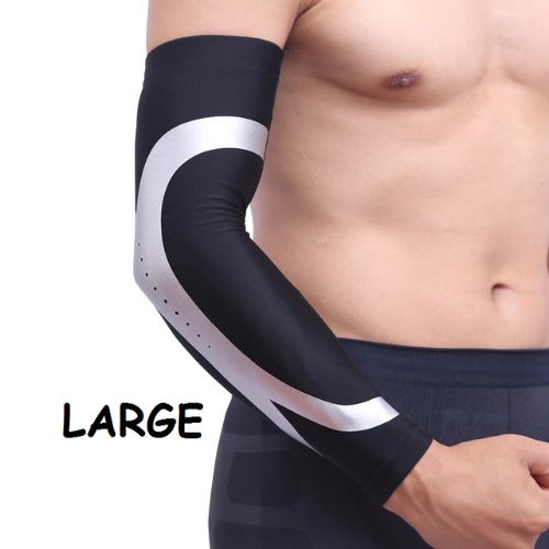 Arm Sleeves Cover Compression Quick Dry Running Basketball Elbow Protector CA