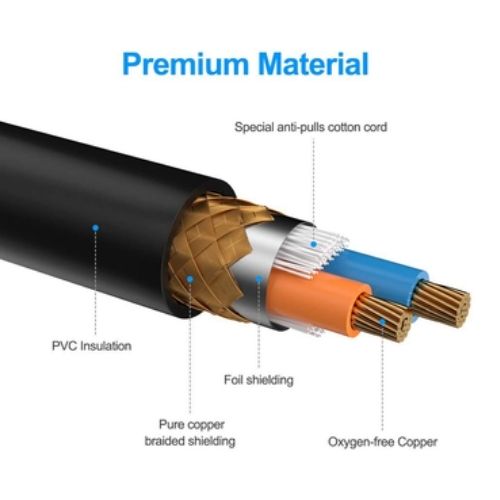 Weaving 3 Pin XLR Microphone Shielded Cable Male to Female Audio Extension Cord