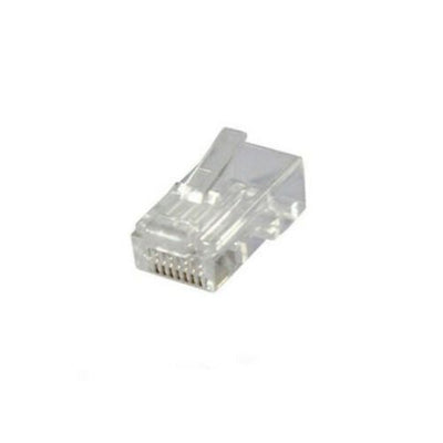 RJ45 Ends Cat 5E Ethernet Cable Connectors Modular Plugs Crimp Lot Crystal Head