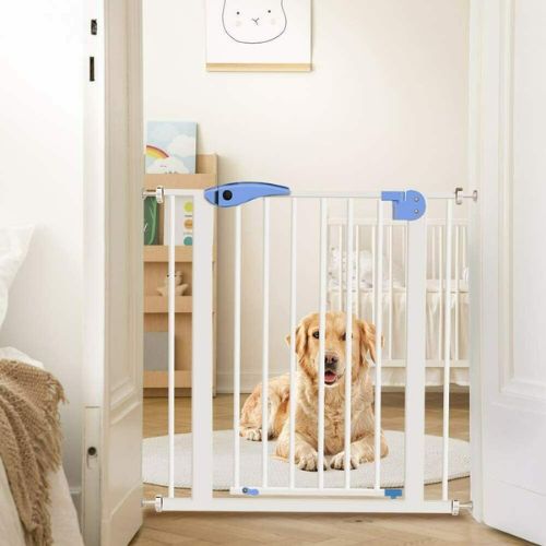 Baby Children Safety Gate Door Auto Close Easy Locking Stair Pet Protection Gate