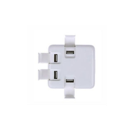 USB AC Charger 4 Port 8A High Power Adapter Phone Holder Stand Station