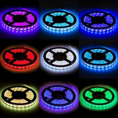 10M Smart Wifi 300 RGB LED Strip Lights 12V Waterproof Alexa Echos Google Home