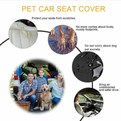 Premium Pet Back Car Seat Cover NonSlip Waterproof Pet Cat Hammock Protector Mat