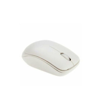 Cordless Keyboard Mouse Combo White w/ Protective Cover Slim USB Nano Reciver