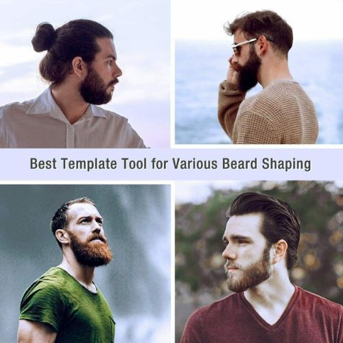 Style Beard Trim Template Men Modelling Tool Shaping Comb Trim Guide Shaver Tool