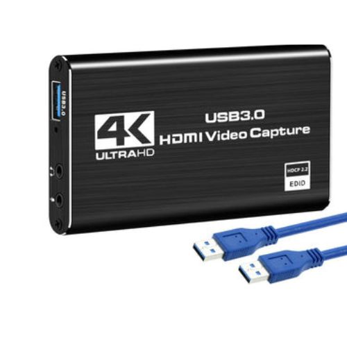 4K Audio Video Capture Card HDMI USB 3.0 Device HD1080P Game Recording Stream