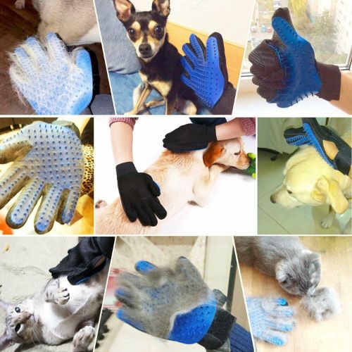 Pet Dog Cat Grooming Cleaning Right Glove Hair For Dirt Remover Brush Deshedding