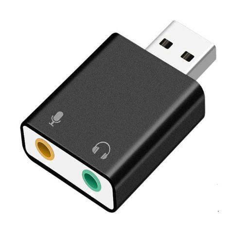 USB 2.0 to 3.5mm mic headphone Jack Stereo Headset Sound Card Audio Adapter CA