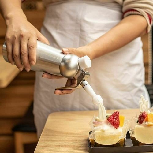 500ml Cream Whipper Whipped Dispenser Tool Whip Foamer Dessert Maker Coffee CA