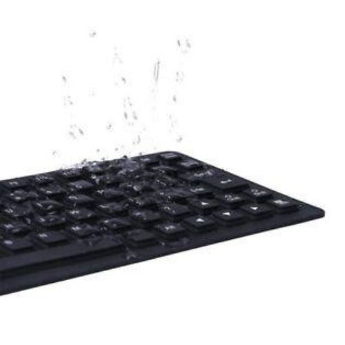 Waterproof Silicone Keyboard Foldable Flexible USB Mini Dustproof dirt Proof