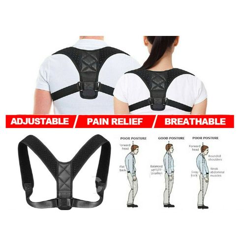 Posture Clavicle Support Corrector Back Straight Shoulders Brace Strap Correct C