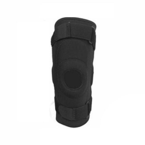 Hinged Knee Brace Support with Strap & Side Sports Compression Wrap for Running