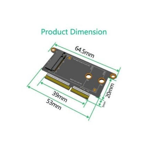 M.2 NGFF M-Key NVME SSD Convert Card SSD Adapter for Macbook