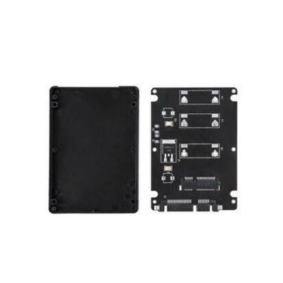 2.5 Inch SATA to mSATA SSD Enclosure Converter Internal / External Adapter