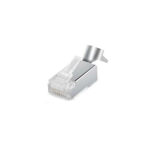 CAT7 Crystal Head Dovetail Clip Plug RJ45 Connector Network Cable Adapter