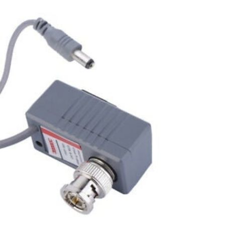 Cat5e To BNC Passive Video and Power Balun Transceiver for CCTV Camera