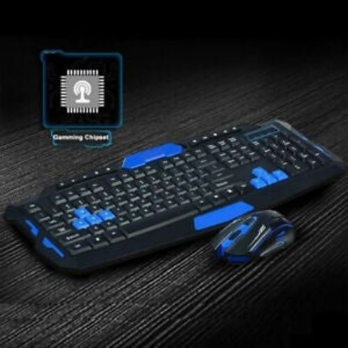 2.4G Gaming Multimedia Cordless Keyboard Wireless Optical Mouse Combo