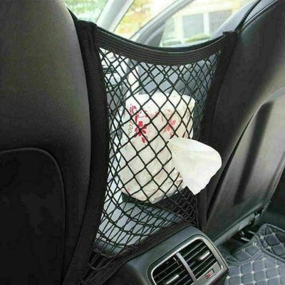 Car Mesh Organizer 3-Layer Dog Net for Car Between Seats Barrier SUV Car Truck