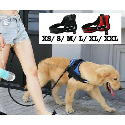 Dog Harness No-Pull Reflective Breathable Adjustable Pet Vest w/ Handle Walkin