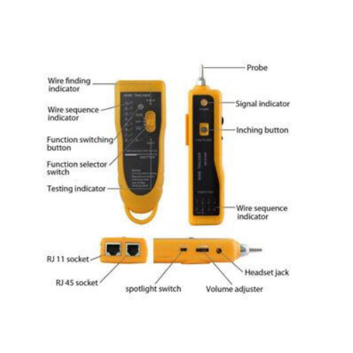 Network LAN Cable Tester Hunter RJ11 12 Cat 5e 6 7 Wire Tracker Ethernet Cable