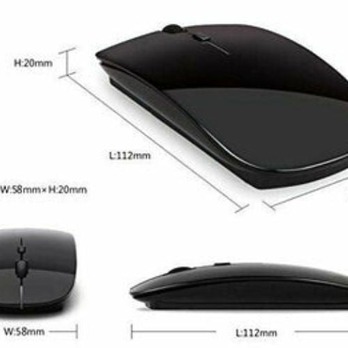 2.4GHz Slim Wireless Cordless Optical Mouse Mice USB Receiver for Android Laptop