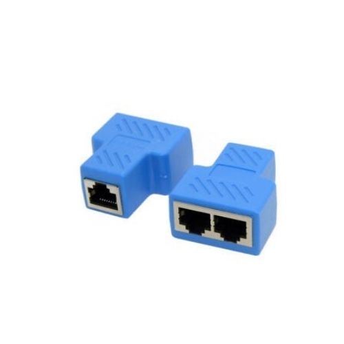 Network Splitter Ethernet Cable 1 to 2 Y Adapter RJ45 CAT5e CAT 6 LAN Switch