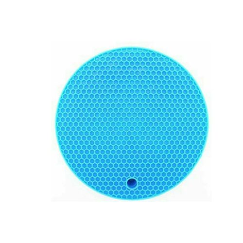 ROUND HEAT RESISTANT SILICONE TRIVET MAT PAN POT HOLDER NON SLIP PAD NEW