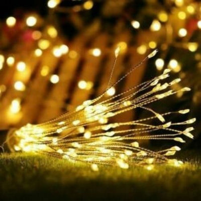 Firework Hanging Fairy LED Light 120/150 Powered Colors Home,Garden Outdoor x2