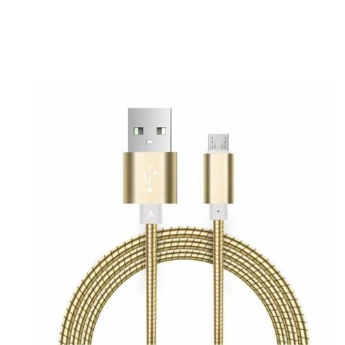 Micro USB Stainless Steel Metal Charging Cable for Samsung S5 S6 S7 LG G4 PS4