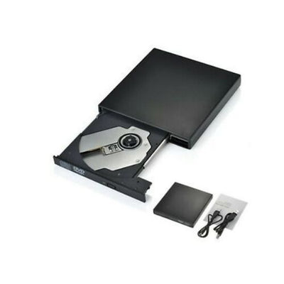 USB External CD RW DVD ROM Writer Burner Player Drive For PC Laptop Mac WIN8/10