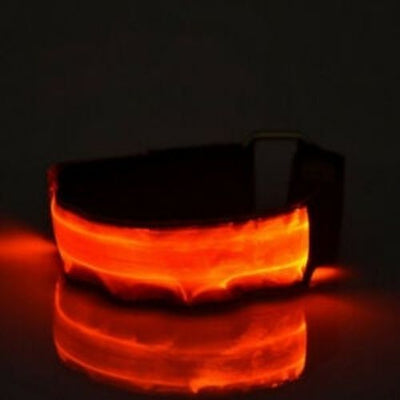 LED Armband Reflective Running Gear Bracelet Glow LED Light Band