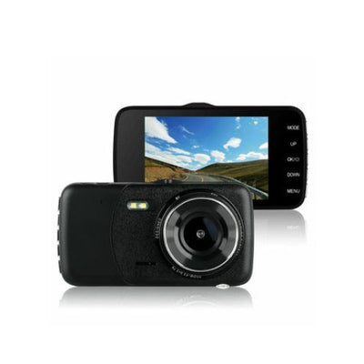 4" Dual Lens Car DVR Dashboard Camera Dash Cam 1080P Front and Rear 170°Recorder