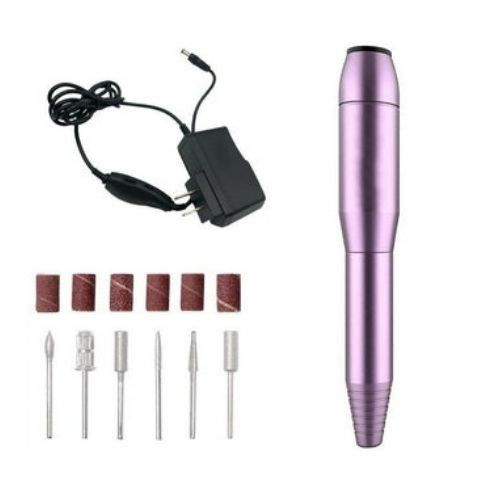 New Electric Nail File Drill Portable Professional Manicure Pedicure Machine Set