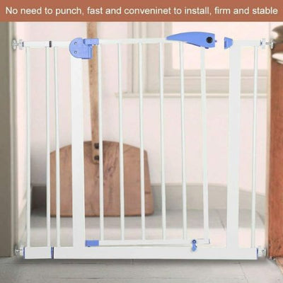 Baby Children Safety Gate Door Auto Close Easy Locking Stair Pet Protection Gate