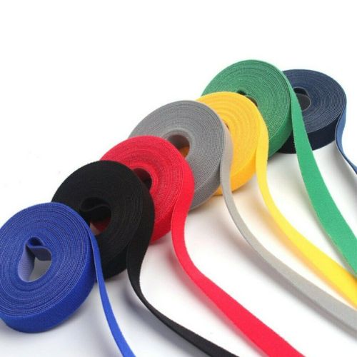 Hook-and-Loop Nylon Cable Straps Double-Sided self Adhesive Cable Fastening Tape