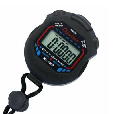 LCD Digital Sports Running Counter Stopwatch Timer Waterproof Alarm Stop Watch