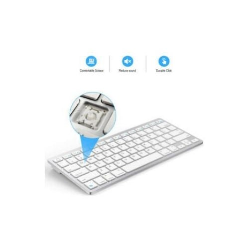 Mini Portable Bluetooth Wireless Keyboard for Mac Computers iPad iPhone