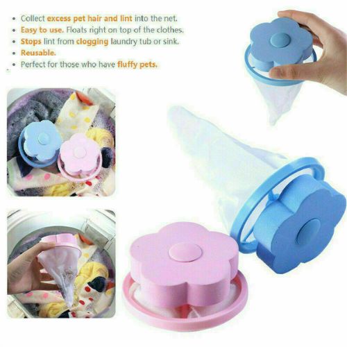 Washing Machine Filter Bag Floating Lint Hair Catcher Mesh Pouch Laundry Tool