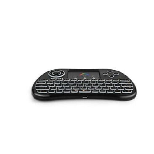 Wireless Touch Pad Keyboard USB 2.4G Multi Point w RGB Backlight Cordless Keypad