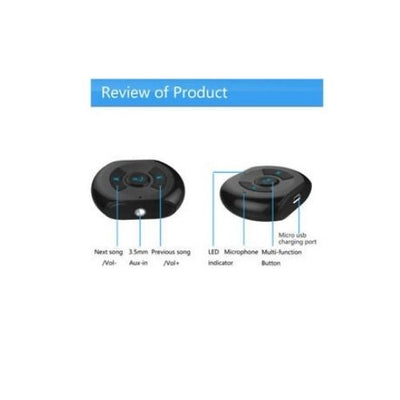 Wireless Bluetooth Music Receiver Cordless Audio Adapter Car Speaker Handsfree