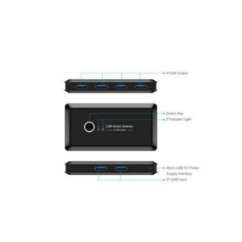 USB 3.0 Sharing Switch / Selector 2 Computer Sharing 4 USB 3.0 Device KVM