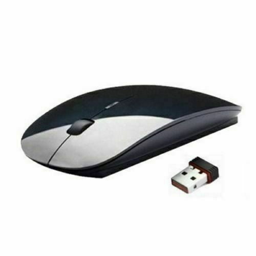 USB Optical Wireless Mouse 2.4G Receiver Super Slim Mouse Computer PC Laptop