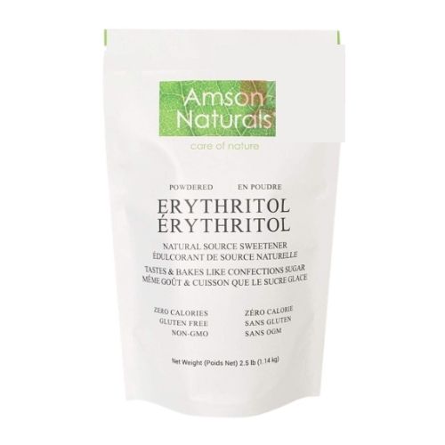Erythritol Powdered Sweetener 2 5 lb 1 14 Kg - Confectioners Natural Source
