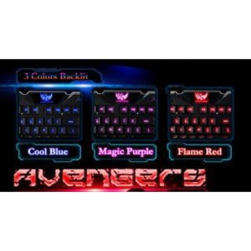 Backlit Pro Gaming USB Keyboard Multimedia Illuminated Color LED USB Wired